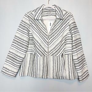 NWT Chico’s Tweed Blazer Size 2